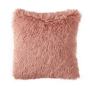 Genérico - Pack 2 Funda Peluda Decorativa Color Rosa