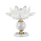 thumbnail image 2 of Candelabro De Candelabro De Candelita De Loto De Vidrio Para Decoración De Fiesta En Casa Transparente, 2 of 5
