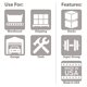 thumbnail image 4 of Contenedor de almacenamiento Tote Buckhorn SW241507F101000 60 x 38 x 19 cm, 4 of 6