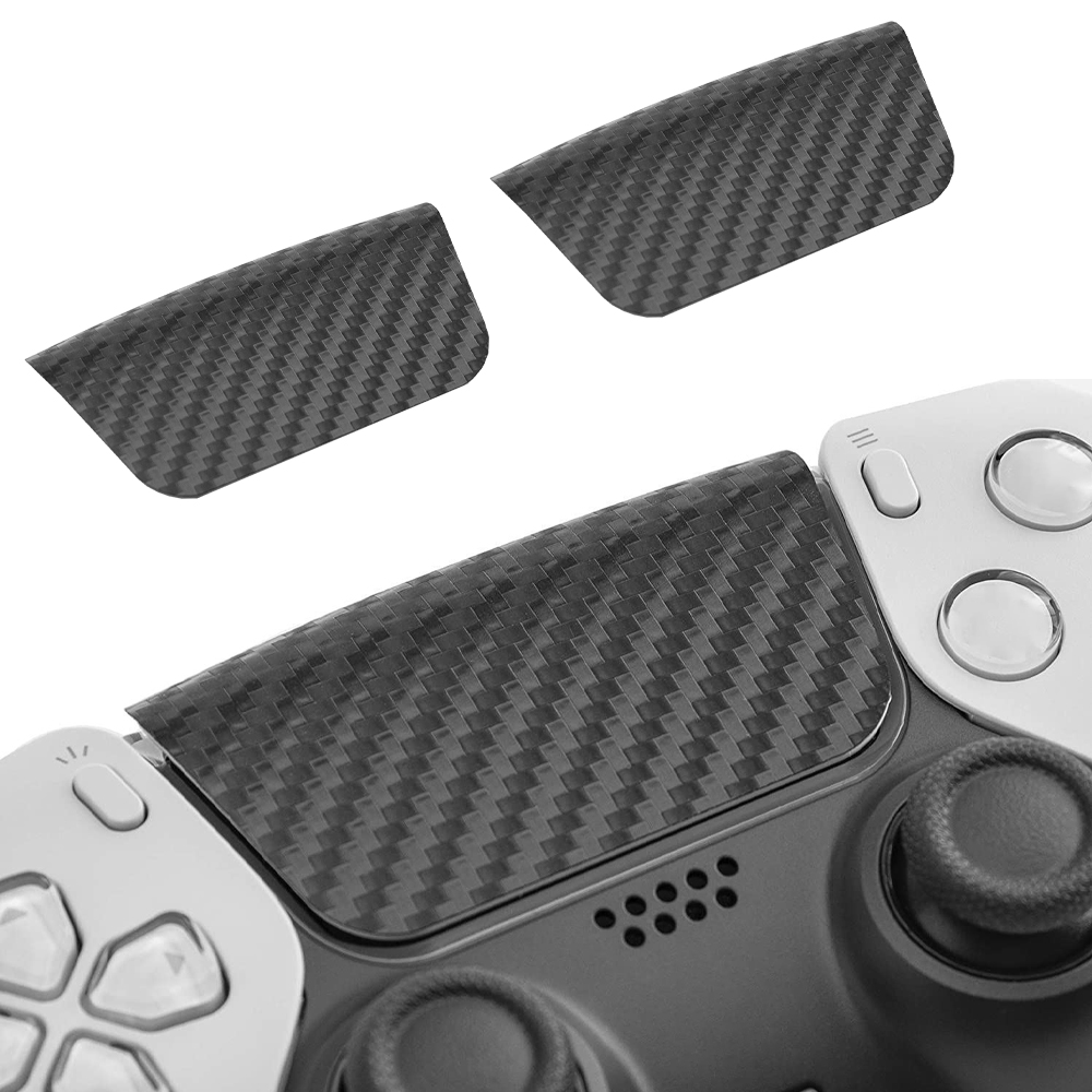 Genérico - Compatible Con Ps5 Controller Touchpad Protector Skin Stickers Textured Gamepad Protector 2-Pack-Negro