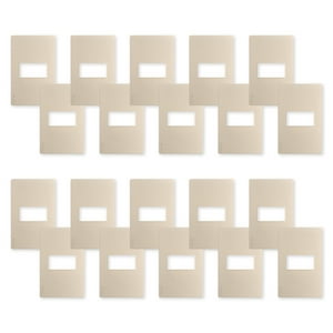 Want - Pack 20 Placas Simple Con Soporte Metálico - Dorado