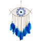 thumbnail image 2 of Atrapasueños De Mal De Ojo Hecho A Mano Para La Decoración De La Sala De Estar De La Oficina Azul, 2 of 5