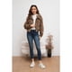 thumbnail image 3 of Chaqueta Corta Mujer Manga Larga Peluda Animal Print 6096, 3 of 4