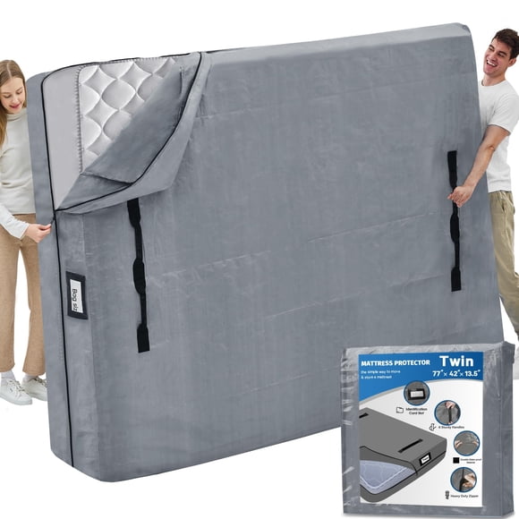 Fundas para colchones BETU Twin, impermeables, con asas y cierre, 77 x 42 x 13,5 cm.