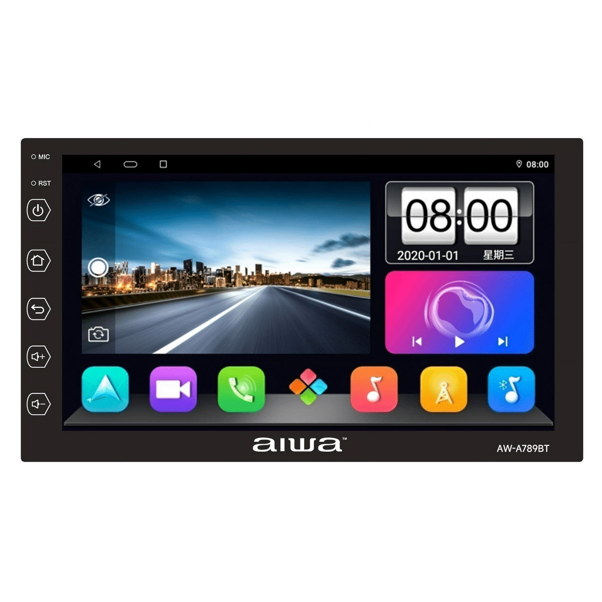 Aiwa - Radio Auto 2 Din Android Touch Hd De 7'' Aw-a789bt
