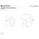 thumbnail image 3 of Gancho para bata Kingston Brass Metropolitan BA4817C cromado, 3 of 3