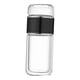 thumbnail image 2 of Botella De Infusión De Té De Vidrio, Vaso De Té Pequeño Portátil De 350ml Para Viajes Al Aire Libre, Color Negro, 2 of 3