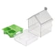 thumbnail image 4 of Comedero para pájaros, cuenco para baño de pájaros, jaula de baño multifunción, accesorios para periquitos, bañera para agapornis, periquitos y loros., 4 of 5