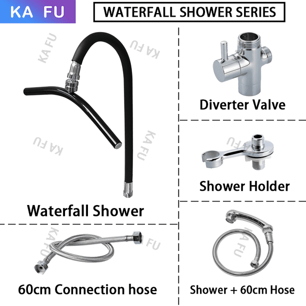 Hair Wash Head Massage Spa Therapy Bending Waterfall Shower for Shampoo Bowl Basin Hair Station Beauty Salon Supply