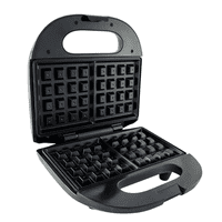 Maquina Para Hacer Wafles Belug Waflera Antiadherente 750W 2Wafles Negro