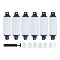 Magideal - Parachoques De Defensas De Barcos, Parachoques De Defensas De Yates Con Cuerdas, Defensas De Barcos Marinos Para Protección De Barcos Deportivos, Boya 6 Juegos De Guardabarros