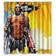 thumbnail image 1 of Cortina de ducha de Salvador Borderlands, juego de cortinas de baño con ganchos, tamaño 66 x 72 pulgadas, 1 of 3
