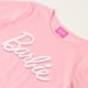thumbnail image 2 of Polera Manga Larga Niña Big Letters Rosado Barbie, 2 of 4
