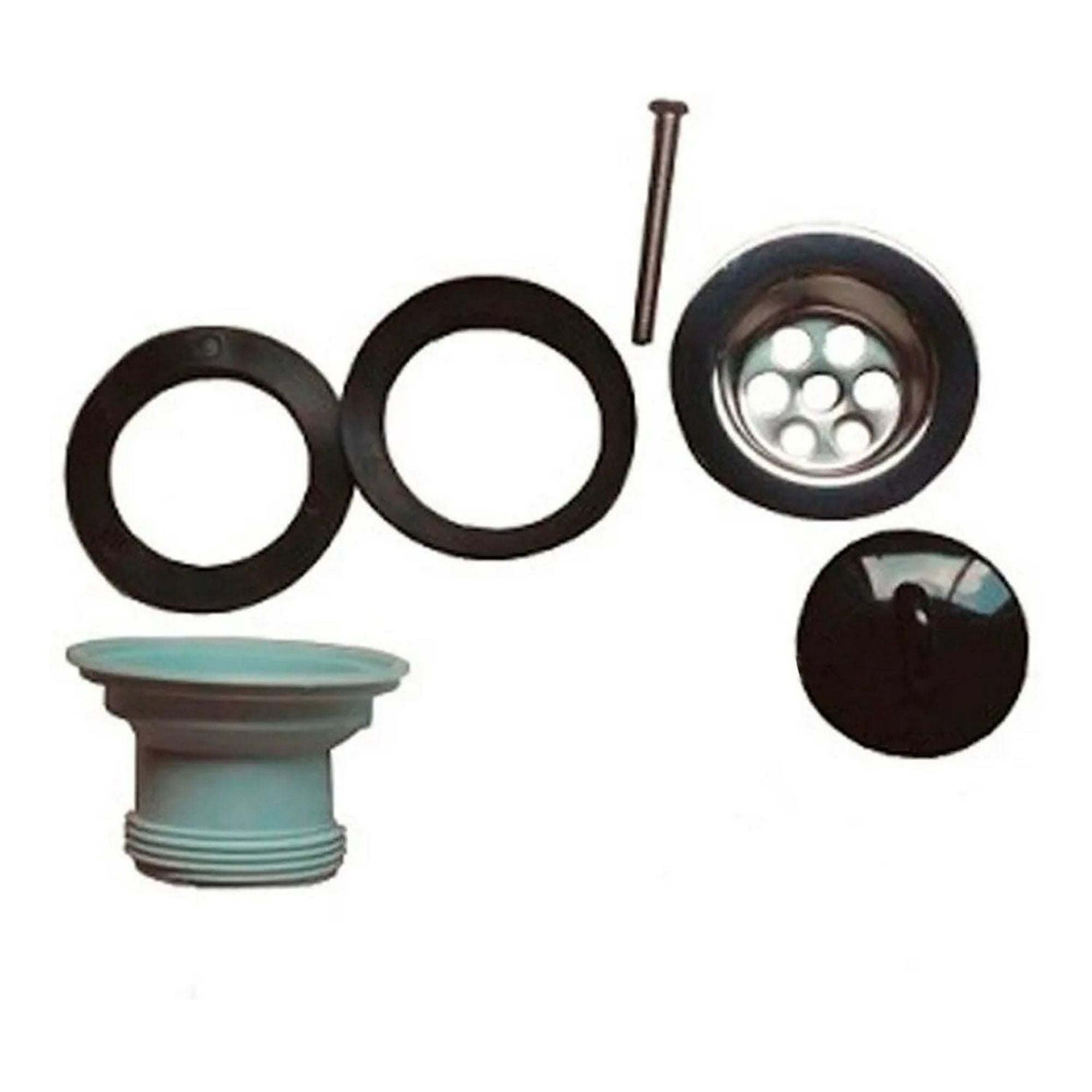 Victtorino - Desagüe Para Receptáculo Con Tapón De Goma 1 1/2