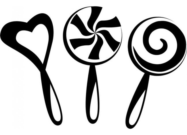 Rienda Libre Graphics - Decomural Lollipops Candy Sweets Ws-18013