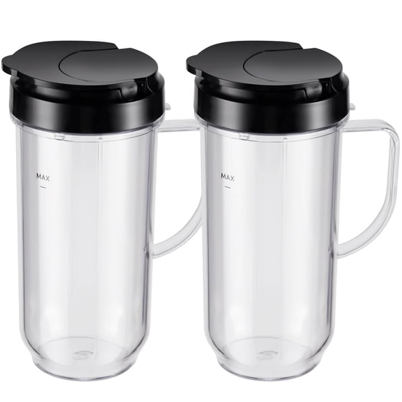 Tazas de repuesto Equust de 22 onzas de alto para Magic Bullet
