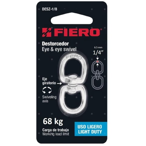 Destorcedor Para Cable 1/4"" / 68Kg - Fiero