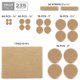 thumbnail image 5 of Protectores de fieltro para muebles X-Protector, 235 piezas, protectores para pisos de madera, 5 of 6