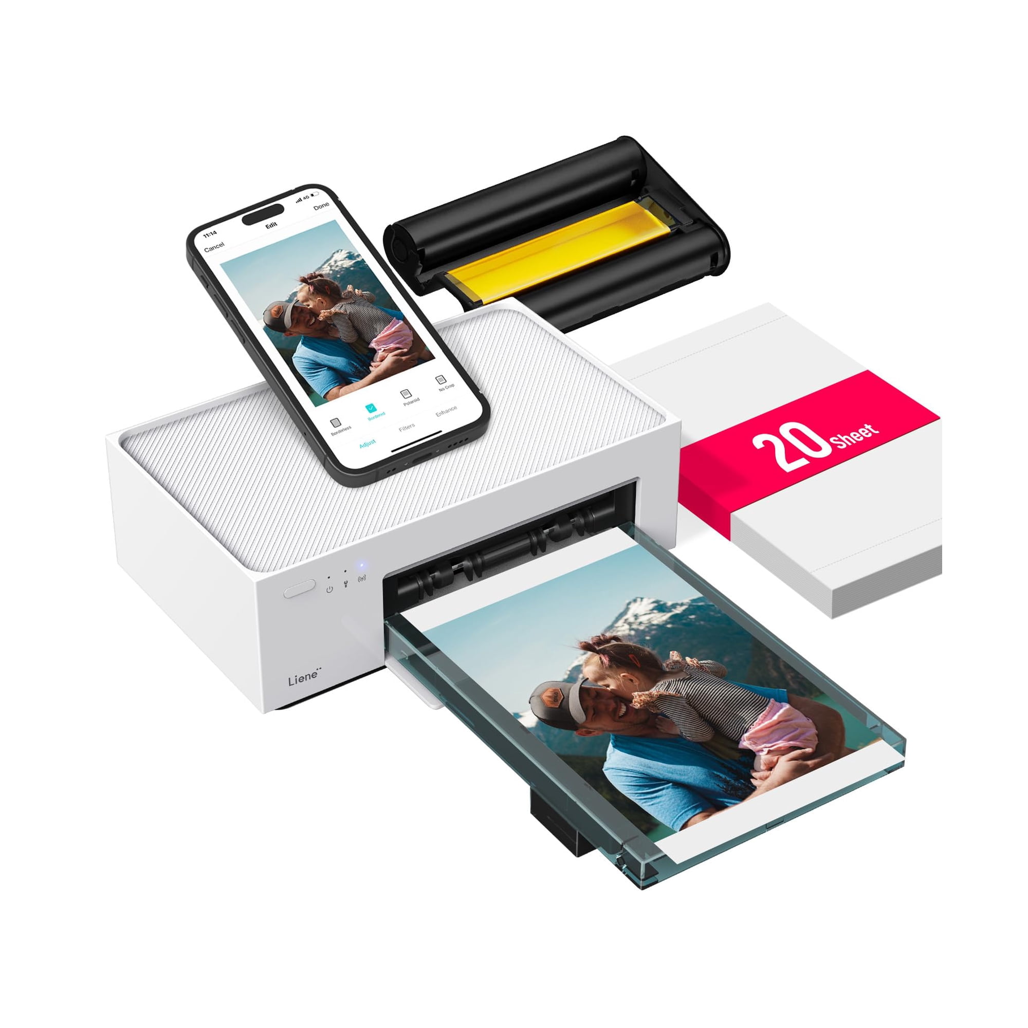 Impresora Fotográfica Liene De 4x6" Wi-fi Con Sublimación Térmica De Tinta