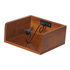 Bothyi - Servilletero De Madera, Notas, Notas, Caja De Pañuelos Retro Para El Hogar, Restaurante, Comedor