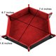 thumbnail image 2 of SIQUK 2 bandejas para dados de cuero PU, plegables hexagonales, 2 of 3