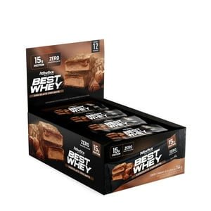 Box De 12 Barras Best Whey 15G Chocolate Crocante - Atlhetica