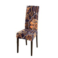 Genérico - Set De 6 Fundas De Silla Elasticadas Con Diseño Estampado F12