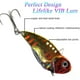thumbnail image 3 of Cucharas de pesca, señuelos de pesca con cuchillas de metal, cebos de cuchillas VIB duras, cebos de manivela, señuelos hundidos para lubina, 3 of 6