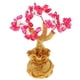thumbnail image 4 of Mini Feng Shui Trae Riqueza árbol De La Suerte Crystal Money Tree Monedero Rojo, 4 of 5