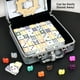 thumbnail image 2 of Juego de dominó Mexican Train Queensell Double 12 con cubo de madera, 2 of 3