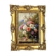 thumbnail image 2 of Marco De Fotos Elegante Con Pintura Al óleo En Relieve Dorado, Rectangular, Estilo Retro., 2 of 5