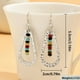 thumbnail image 2 of Vintage Bohemian Bead Earrings - Zinc Alloy - Retro Chic Style, 2 of 4