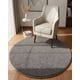 thumbnail image 4 of Alfombra Redonda Extra Soft Textura Shaggy Premium 150x151, 4 of 5