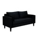 thumbnail image 2 of Sofa Sky 3C Felpa 00 Negro, 2 of 5