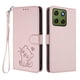 thumbnail image 1 of Carcasa Billetera de Cuero Sintético para Motorola Edge 70 5G, Rosa, 1 of 6