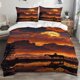 thumbnail image 1 of 3pcs Horseman Pattern Bedding Set Soft and Comfortable Bedding Set Suitable for All Seasons Ideal for Home Bedrooms and Guest Rooms, 1 of 5