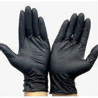 Xusx111 - Guantes Desechables De Nitrilo Paquete De 100, Guantes De Trabajo De Seguridad Libres De Látex Para Manija De Alimentos O Uso Industrial