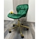 thumbnail image 2 of Silla Escritorio Mariposa Felpa Gold - Verde, 2 of 3