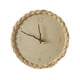 thumbnail image 2 of Reloj De Pared Silencioso Hecho A Mano 27cm Ratán Redondo Decoración De Oficina árabe Digital, 2 of 3
