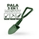 thumbnail image 3 of Pala Plegable para Camping Multifuncional Kano Mostny Verde, 3 of 9