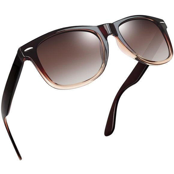 Gafas de sol Joopin de gran tamaño cuadradas, color marrón degradado, polarizadas