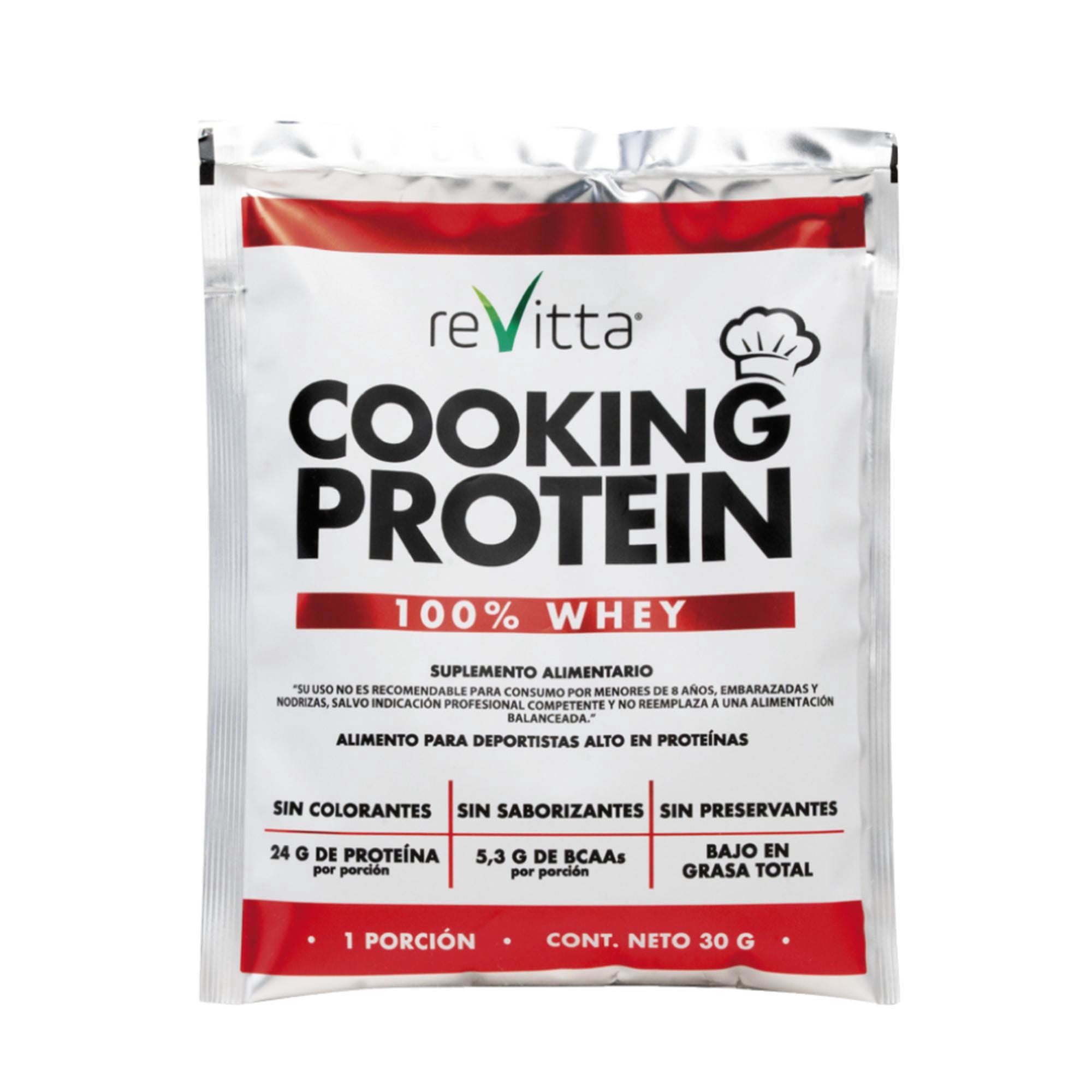 Suplemento Alimentario Cooking Protein Whey Revitta Sachet
