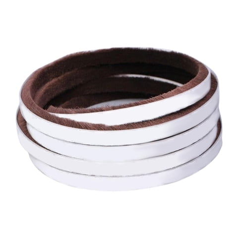 Magideal - Burlete Protector Para Ventana, Burlete De Sellado Resistente Al Viento, Autoadhesivo, A Prueba De Polvo, Para Marcos De Puertas Y Ventanas Corredizas Marrón