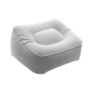 Magideal - Almohadilla De Reposapiés Portátil Reposapiés Ergonómico Reposapiés De Escritorio De Pvc Para Escritorio Aire Doméstico Trabajo , Gris