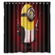 thumbnail image 1 of Cortina de ducha de Minion Hitman, juego de cortina de baño con ganchos, tamaño 66 x 72 pulgadas, 1 of 3