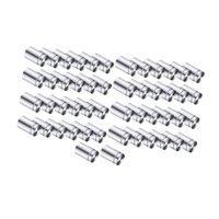 Ioensy - 50 Tornillos Separadores De Letreros, Accesorios Publicitarios, Tornillos Plateados Para Exhibiciones De Imágenes