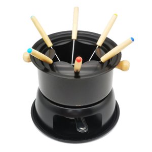 Magideal - De Fondue Doméstico Tenedores, Fácil De Limpiar, Desmontable, Olla Caliente Funciones De Material Acero Al Carbono, Para Chocolate, Salsas De