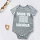 thumbnail image 1 of Baby Girls & Boys Cute "Made In Vachina" Short Sleeve Onesie Clothes For Summer, 1 of 5