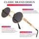 thumbnail image 5 of Gafas de sol AIEYEZO Steampunk Round Lennon Hippie Gold/Grey, 5 of 7