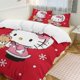 thumbnail image 2 of Merry Christmas Hello Kitty 1 3 Pieces Duvet Cover Set Full Size Super Soft Fade Resistant Microfiber, 2 of 4